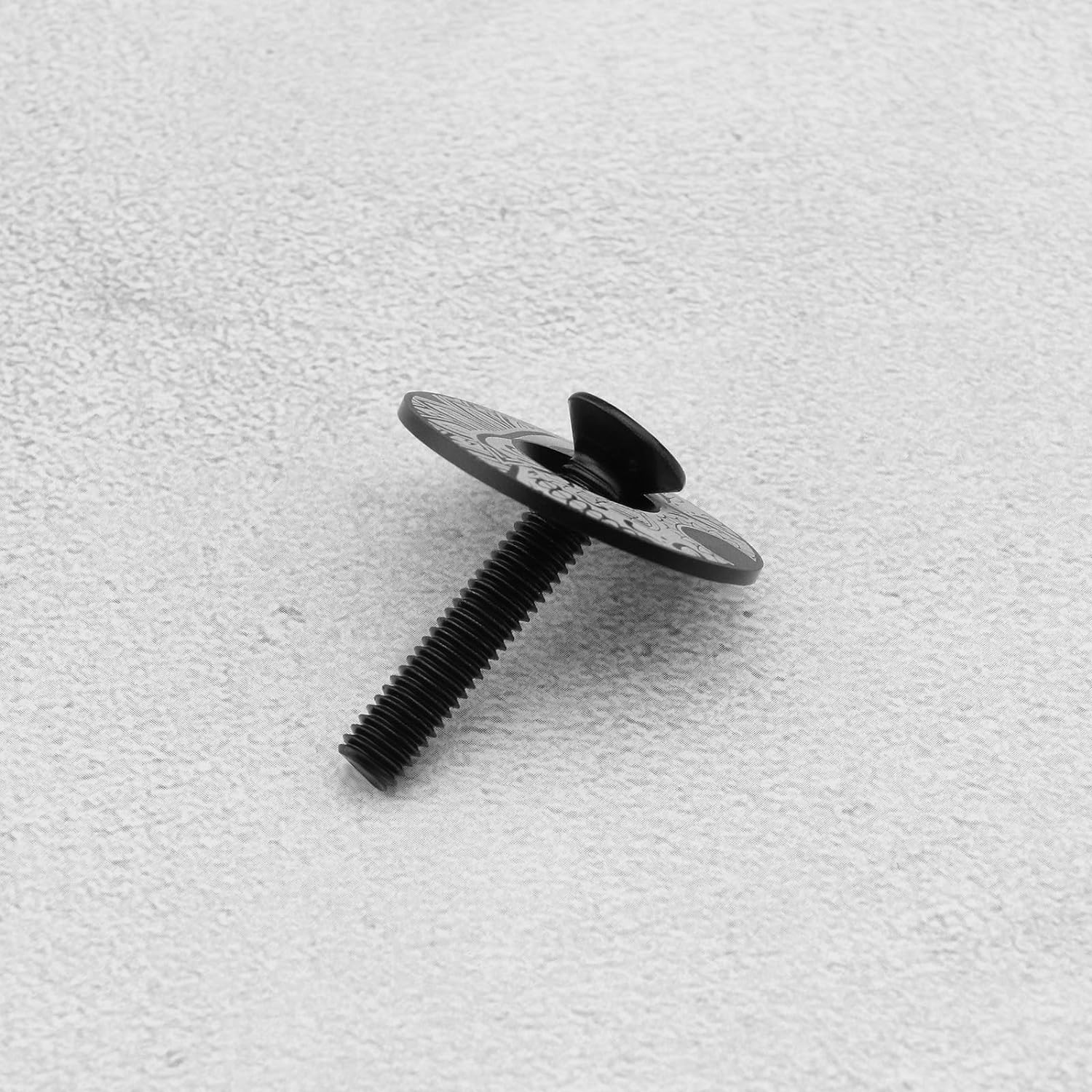 Ecsing 2Pcs Bike Bowl Cover Mountain Bike Handlebar Cover Set Diamond Earphone Cap Compatible with 1/8"(28.6Mm) Stems/Headsets Aluminum Alloy image number 4