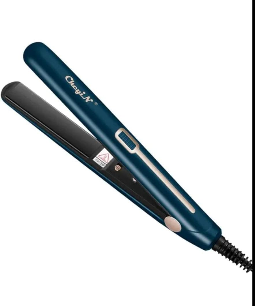 Mini Hair Straightener 2 in One Portable Hair Curler Flat Iron (Greenish Blue) image number 2