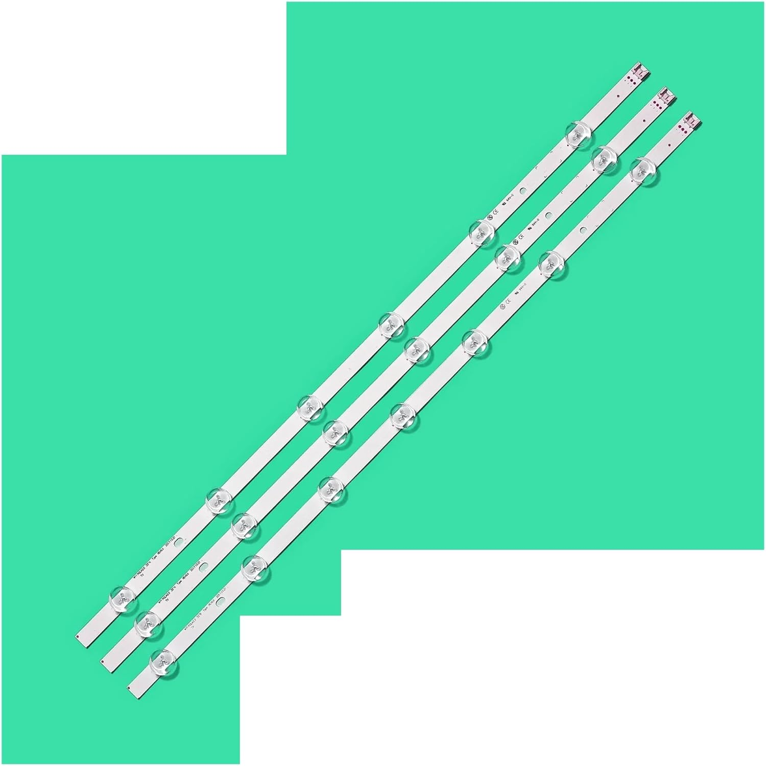 3Pcs/Set LED Backlight Strip for L-G TV POLA2.0 32" HC320DXN-VSFP4-21XX 32LN5100 32LN545B 32LN5180 32LN5500 32LN570R 32LN570B