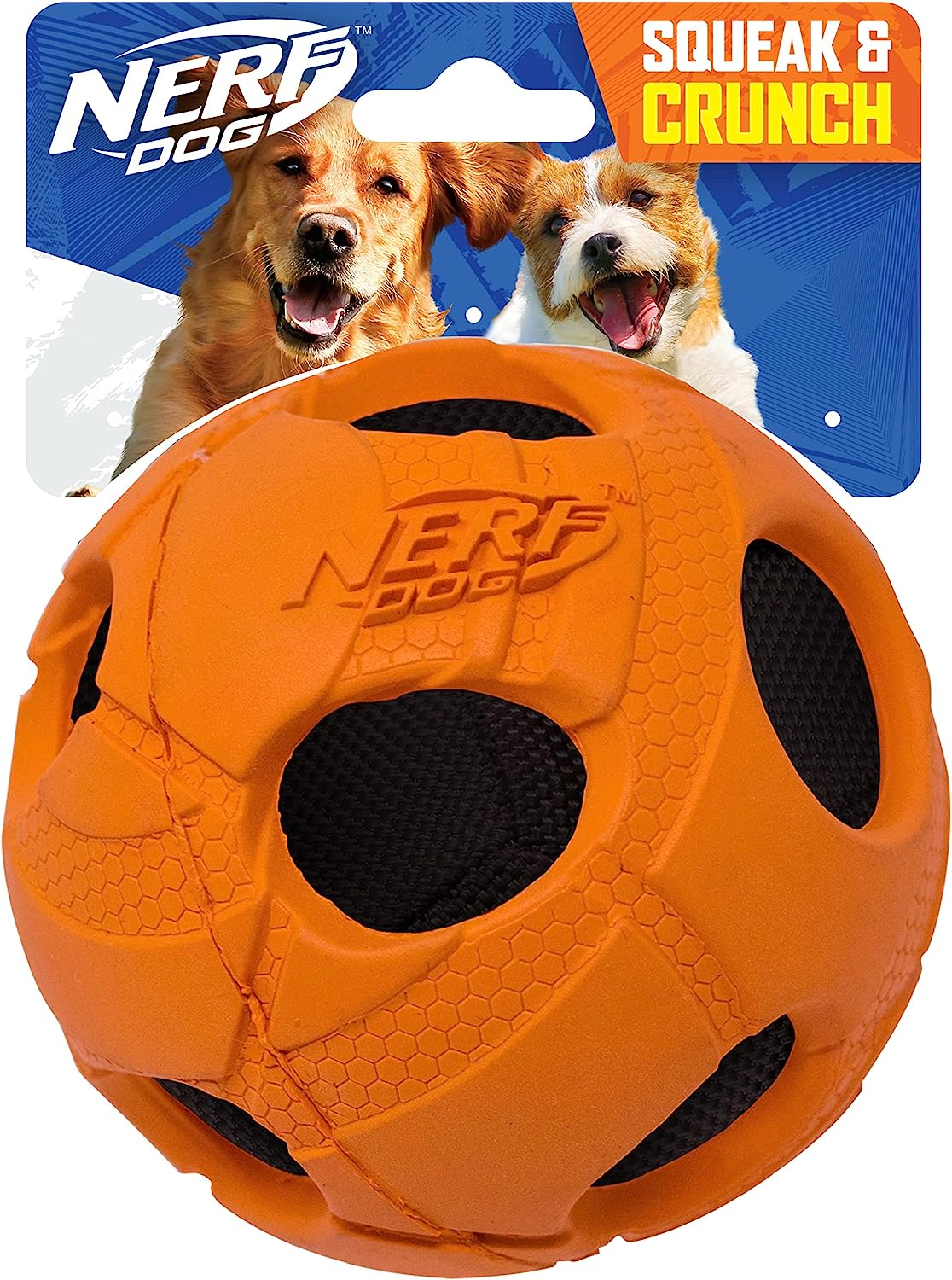 Nerf Products 3220 Bash Crunch Ball, Large, Orange, One-Size-For-Most image number 3