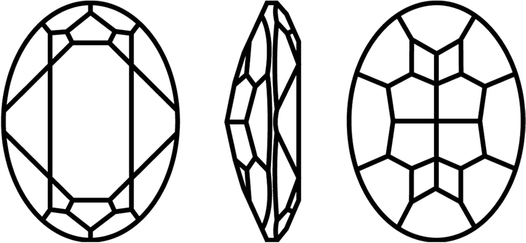 AURORA Crystal Oval-V Cut Silk image number 1