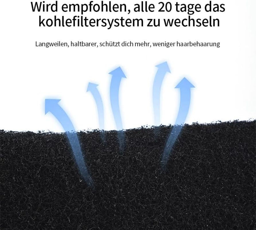 Pack of 9 Cat Litter Tray Activated Carbon Filter Black Carbon Odour Filter Cat Litter Tray with Lid Activated Cat Litter Tray Filter Odour Filter Cat Litter Tray for Completely Closed Cat Litter Tray image number 4