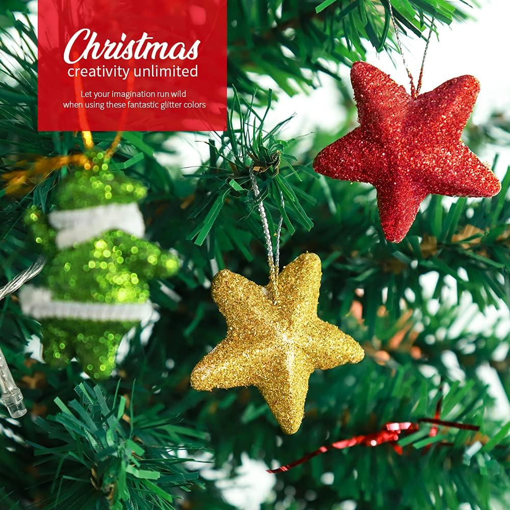 Teenitor Fine Glitter for Crafts Set, 24 Jars Hair Glitter for Face and Body Glitter, Extra Fine Glitter for Resin Craft Glitter, Nail Glitter image number 3