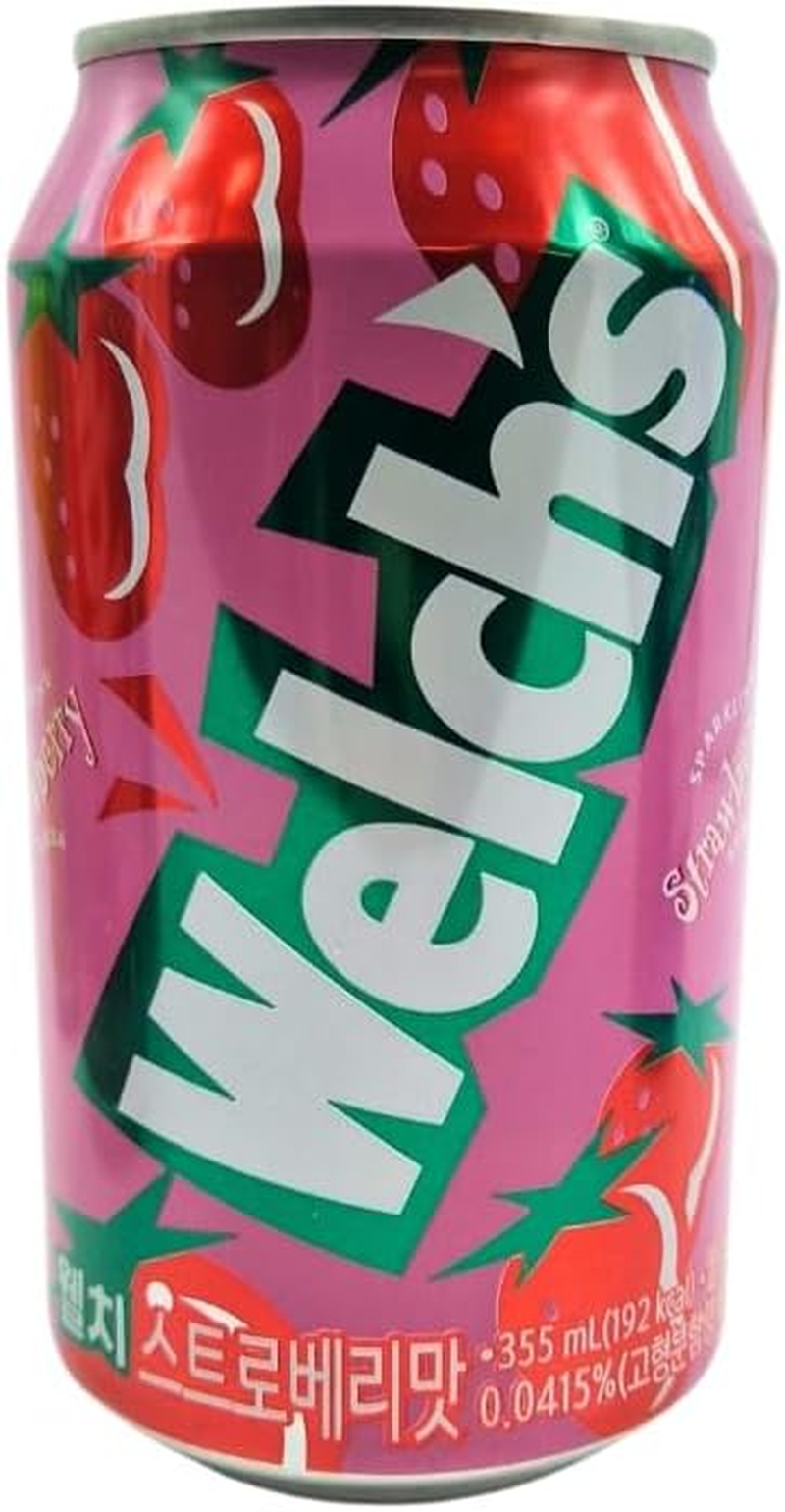 Welch'S Sparkling Strawberry Soda 355Ml