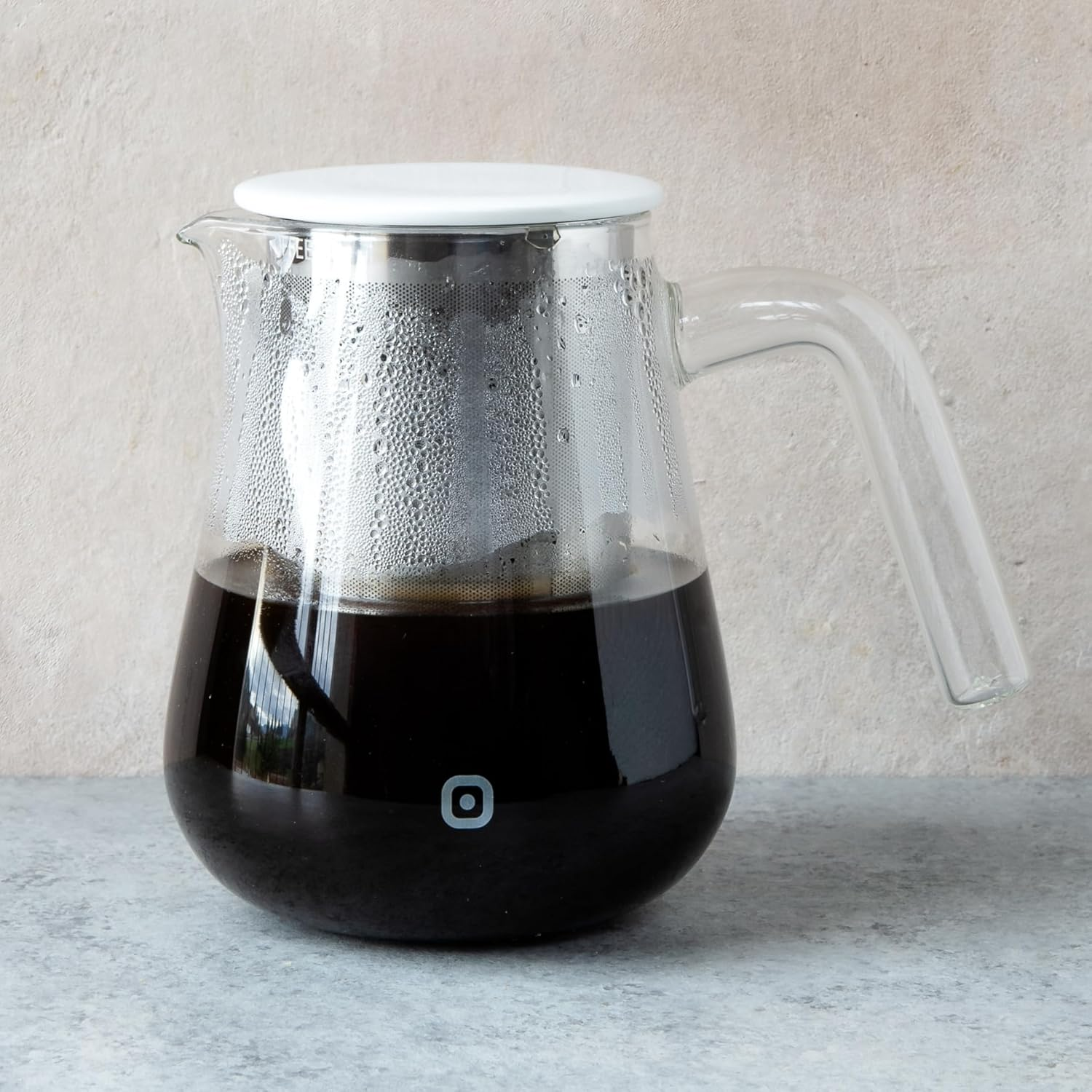 Carl Henkel Arca X-Tract Glass Coffee Pot with Filter 1.0 L Coffee Maker for 4-5 Cups Coffee Maker with Coffee Filter Stainless Steel That Keeps Warm Coffee Maker Cold Brew Coffee Maker image number 2