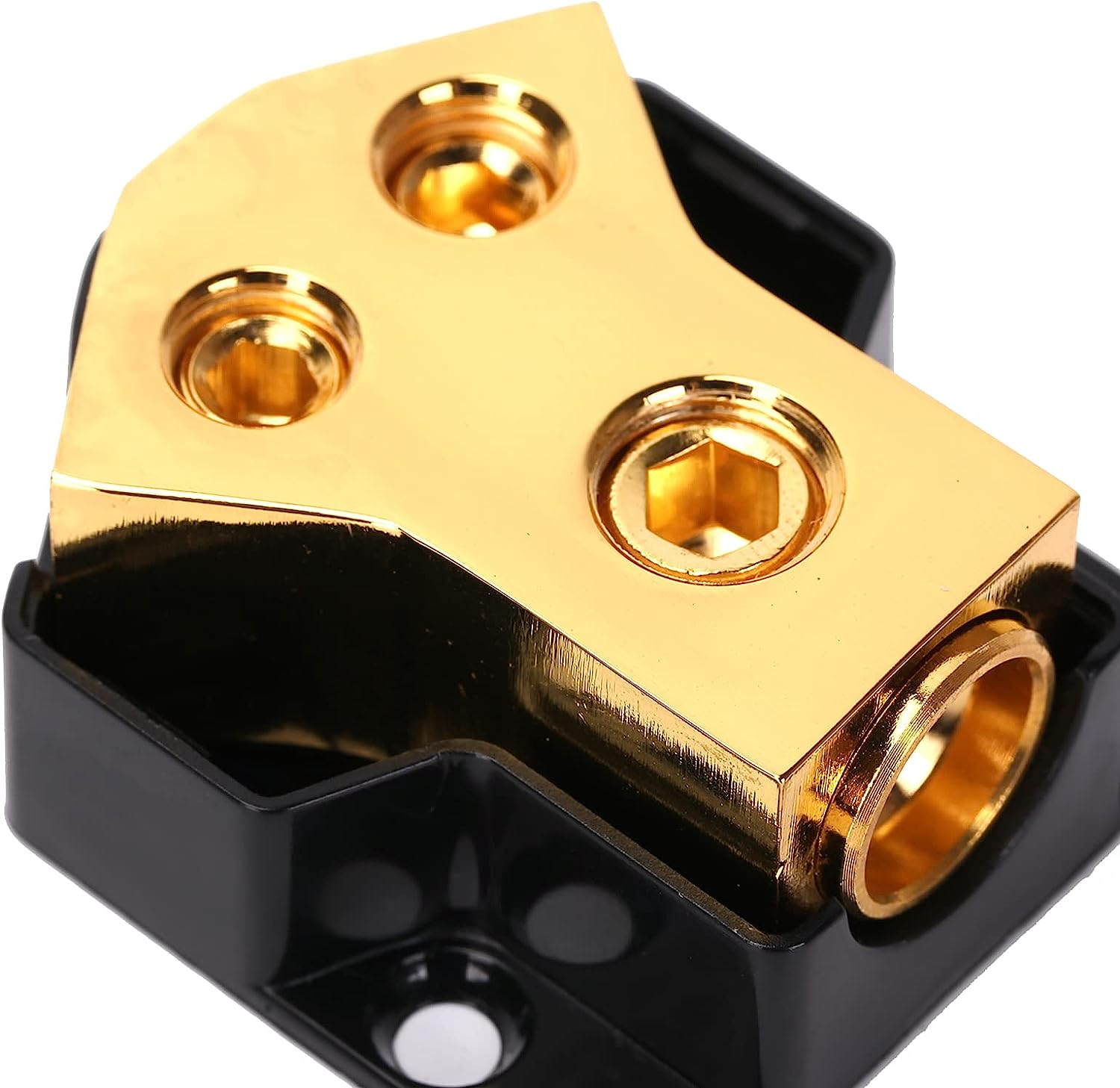 Amp Power Distribution Block 2 Gauge in 4 Gauge Out for Car Audio Splitter Ground Distribution Connecting Block image number 2