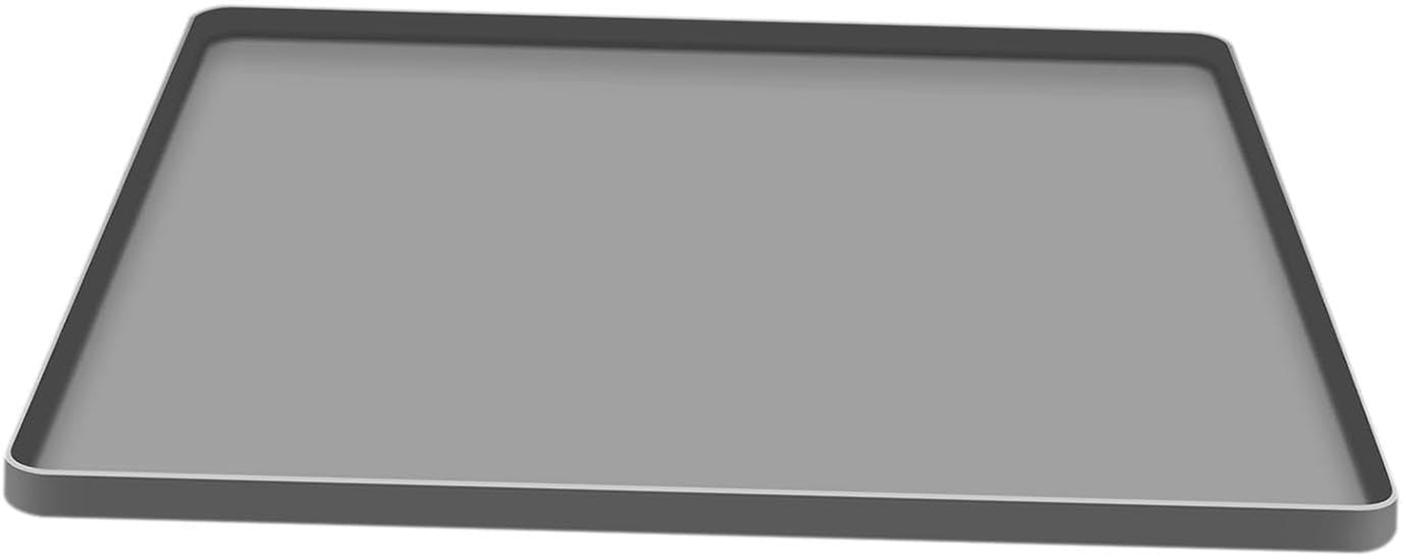 Fonowx Mini Fridge Mat Silicone Drip Tray Freezer Mat Tray Mini Fridge Drip Pan for Laundry, Gray, 60X50Cm