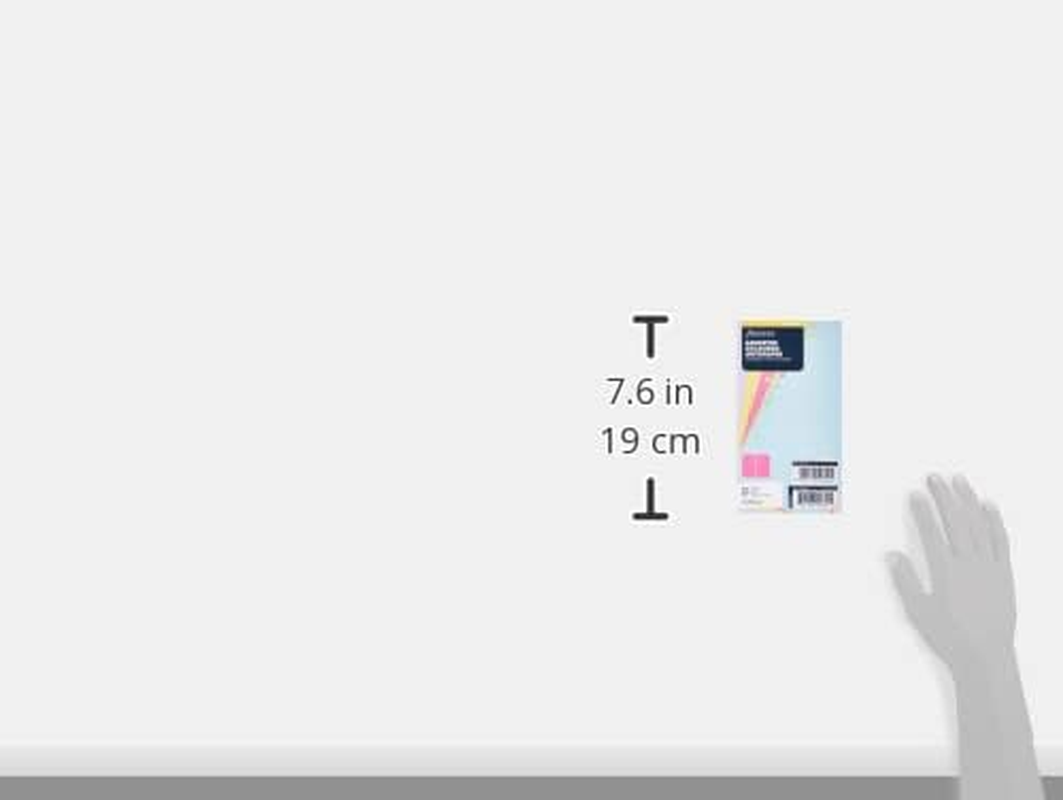 Filofax 130502 Personal Assorted Coloured Notepaper Plain and Ruled Value Pack 100 Sheets (95Mm X 171Mm) image number 1