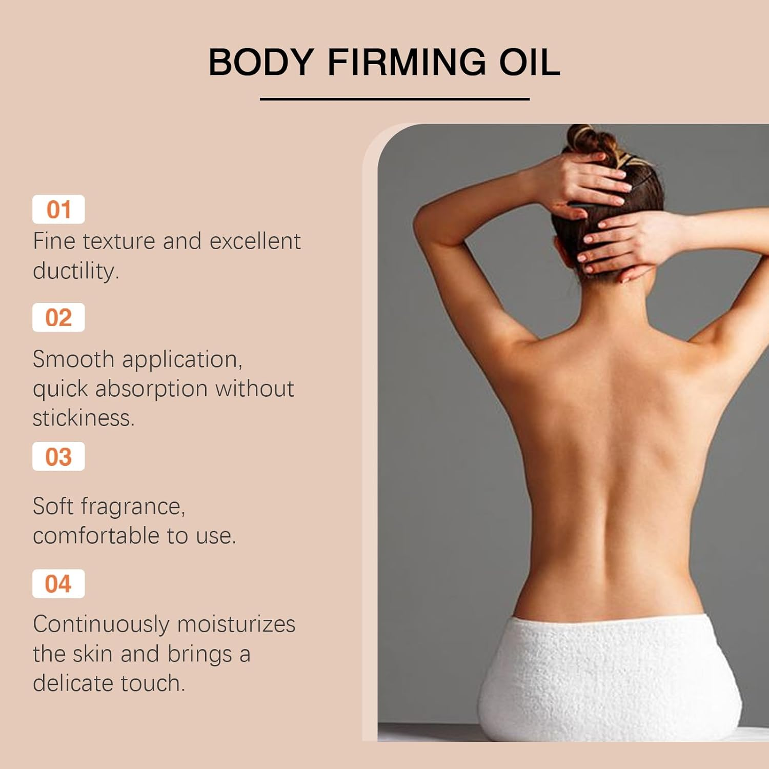 Glow Remedy Oil Skin Tightening, Magic Firming Body Treatment for Women, Luxury After-Shower Massage Oil, Improves Elasticity, Non-Greasy Hydrating Essence, Absorbs Quickly for Smooth Skin (3) - 2 image number 2