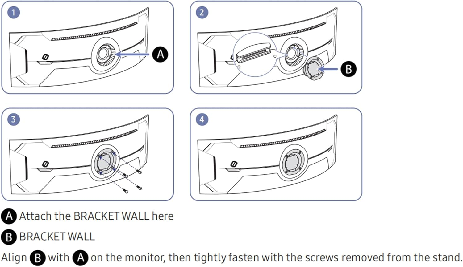 Wall Mount Adapter Bracket Compatible with Samsung Odyssey G9 57 in for Ls57Cg952Ncxxf S57CG952NC Computers Monitor Stands image number 3