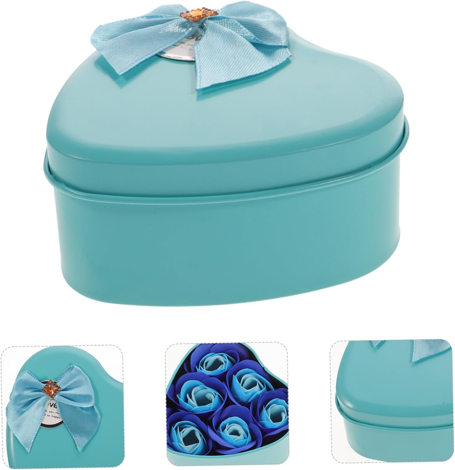 Amosfun Flower Soap Rose Petal Creative Present Set Soaps Mother'S Day Presents image number 3