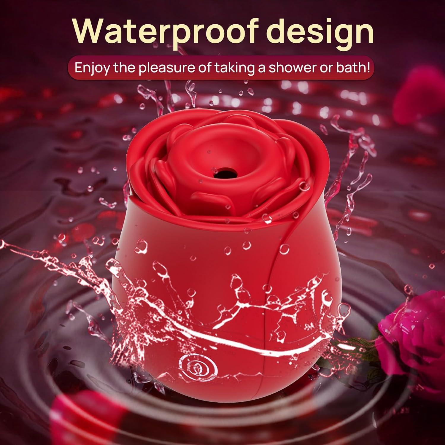 Vibrator Sex Toys for Women with 10 Sucking & Vibrating Modes for Couples Clitoral Nipple Rose Clitoral Vibrators G-Spot Sucking Sex Toy Clitoral Stimulator image number 1