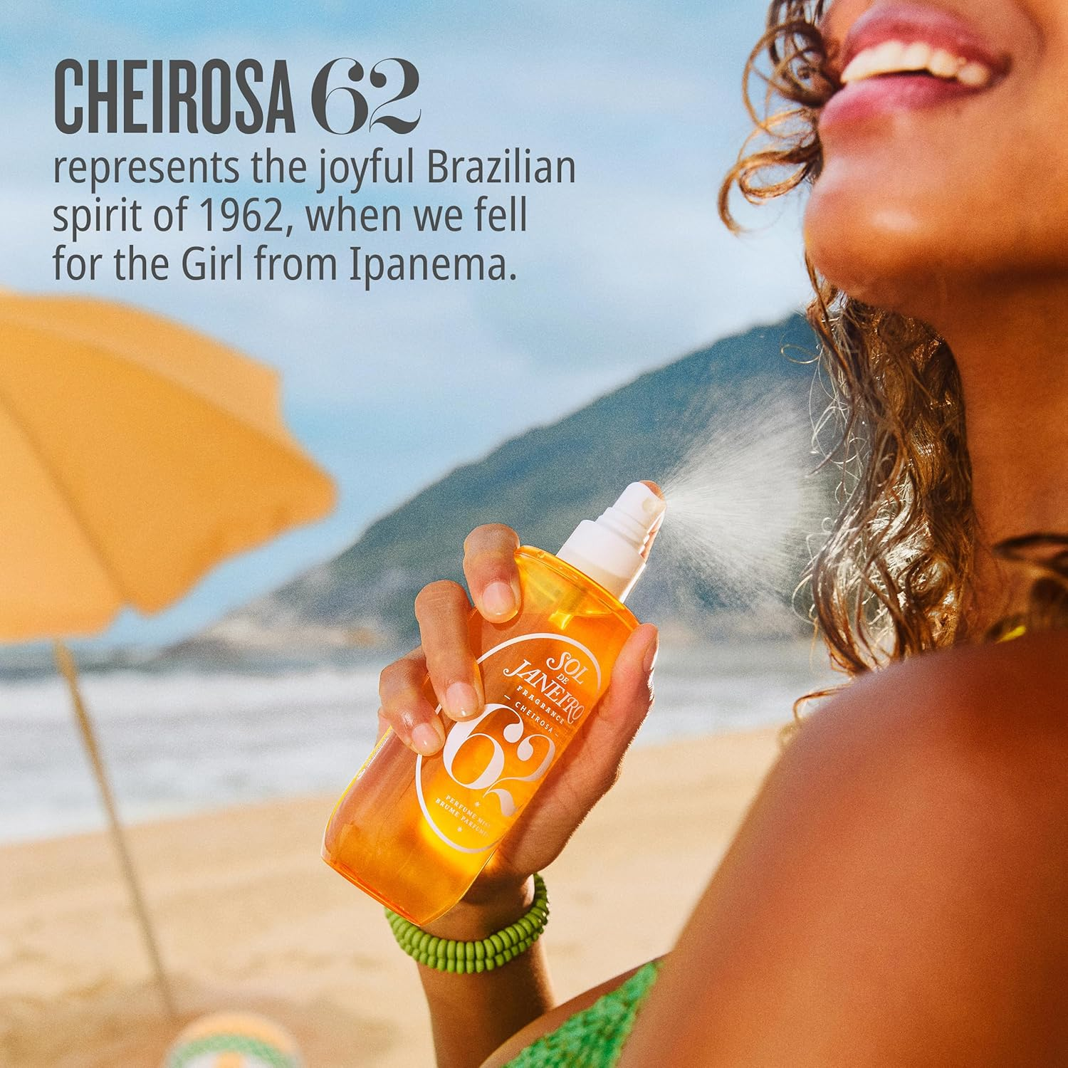Brazilian Crush Cheirosa 62- Pistacho and Salted Caramel by Sol De Janeiro for Unisex - 3 Ozbody Mist