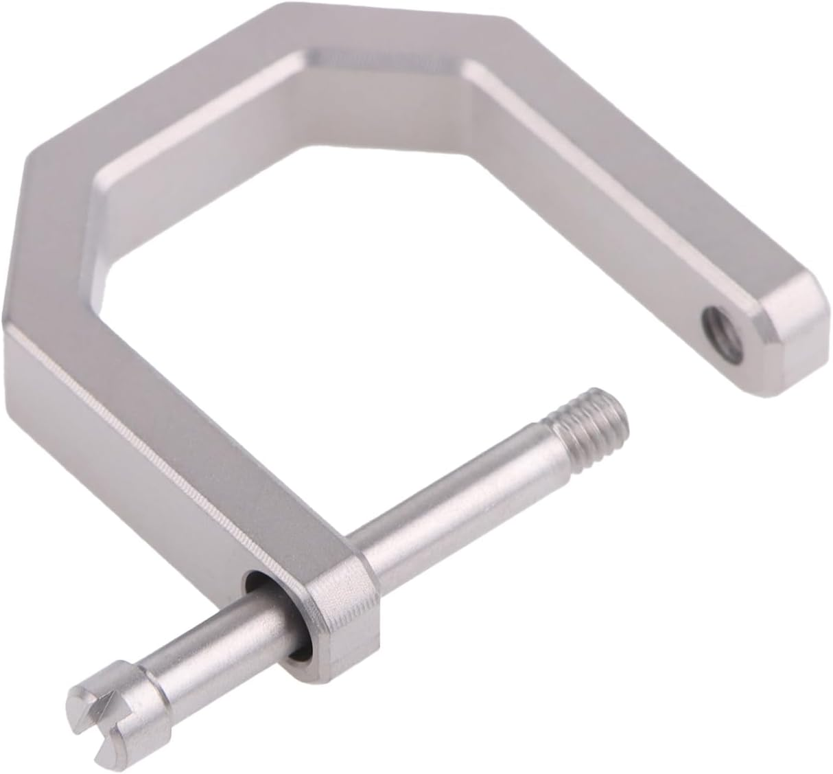 Hamans Titanium D Ring Car Key Fob Tool Shackle Keychain Horseshoe Keyring U Shape image number 3