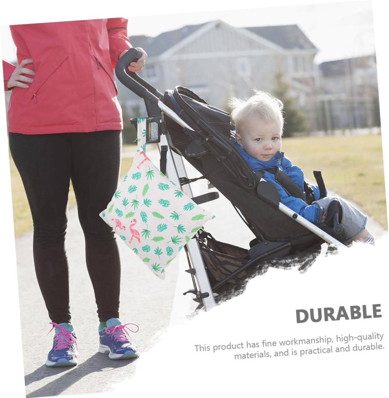 Ifundom 4Pcs Diaper Storage Bag Pouches Organiser Storage Wet Bag Diapers Essentials image number 6