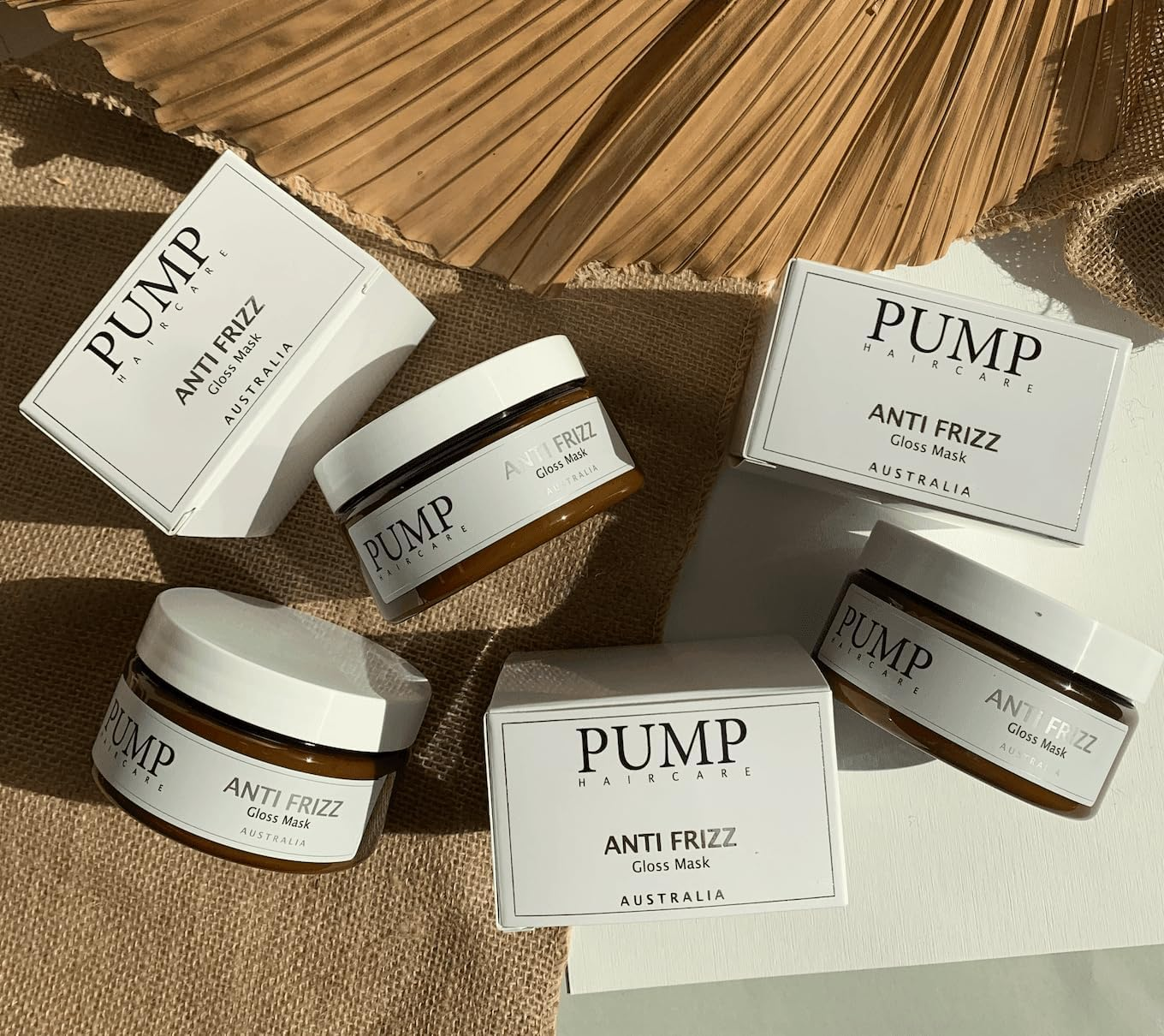 Anti Frizz Gloss Mask with Argan Oil for Extra Shine - Pump Haircare image number 2