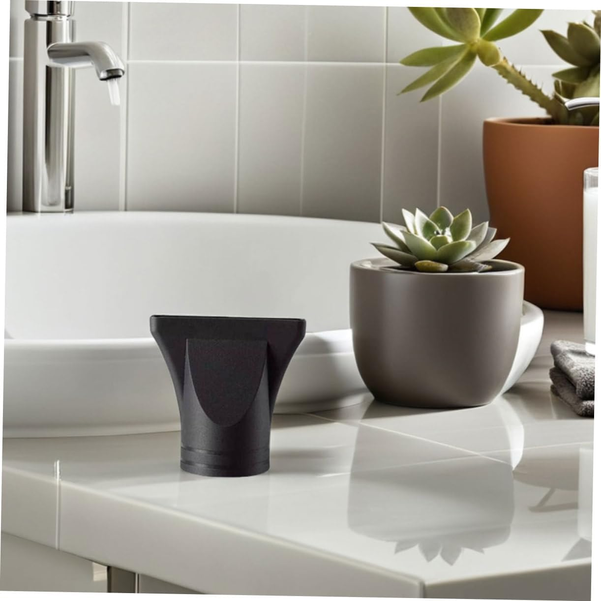 Ipetboom 4Pcs High Temperature Plastic Hair Dryer Nozzle Diffuser Replacement Blow Dryer Attachment Styling Tool for Salon Home Use image number 6