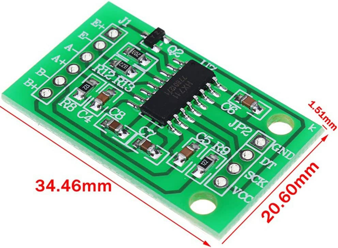 4 * 50KG Scale Body Load Cell Resistance Strain Weight Sensor + HX711 AD Module image number 1