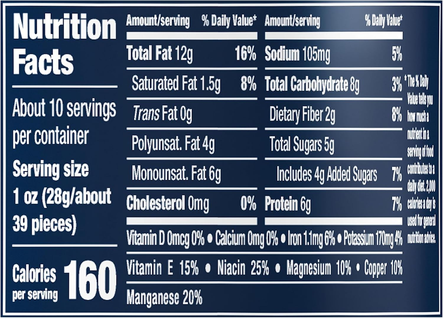 Planters Honey Roasted Peanuts (6 Ct Pack, 10 Oz Canisters) image number 5