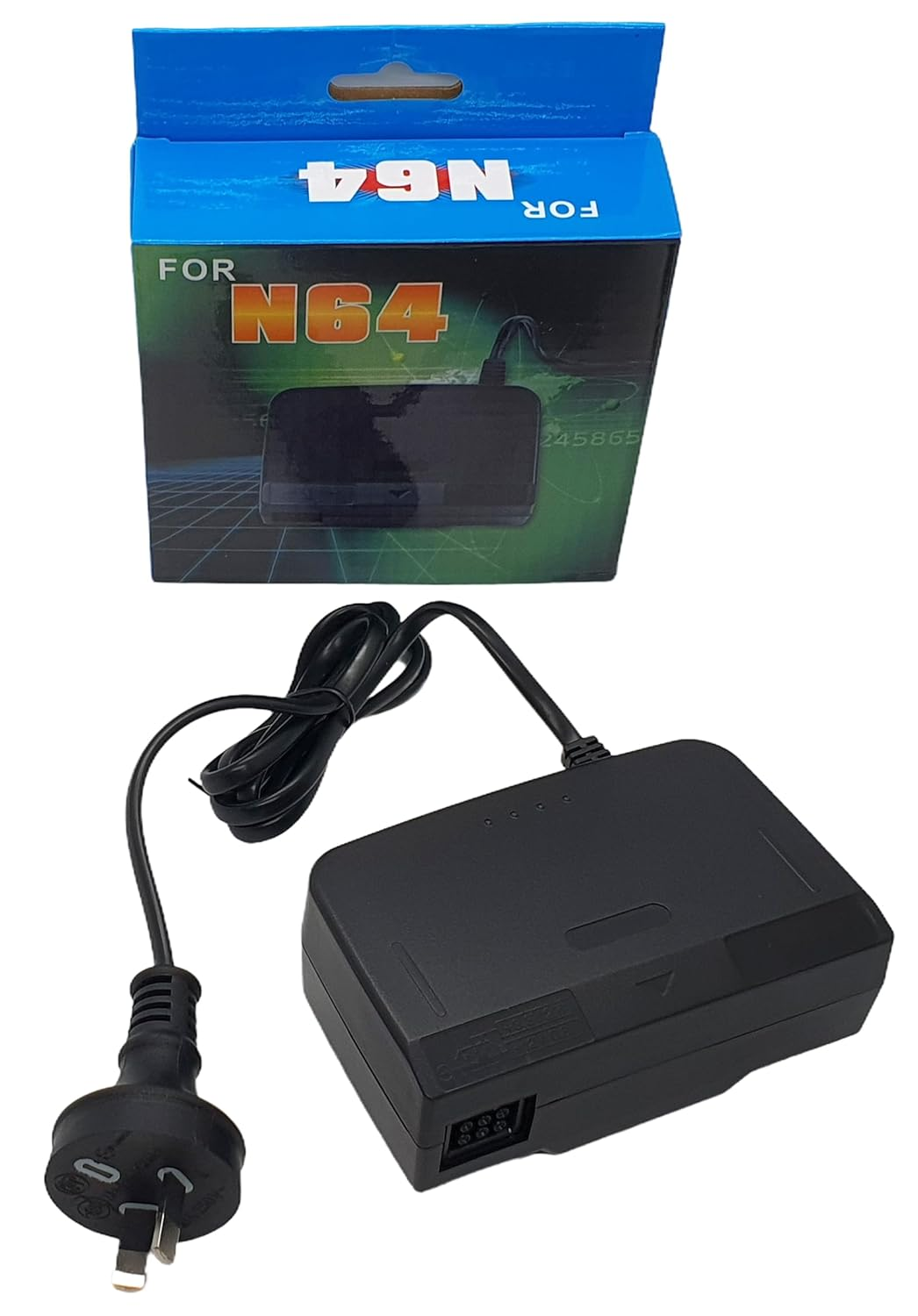 Power Supply Adapter Cable for Nintendo 64 N64 Console Replacement Lead Cord AU Plug