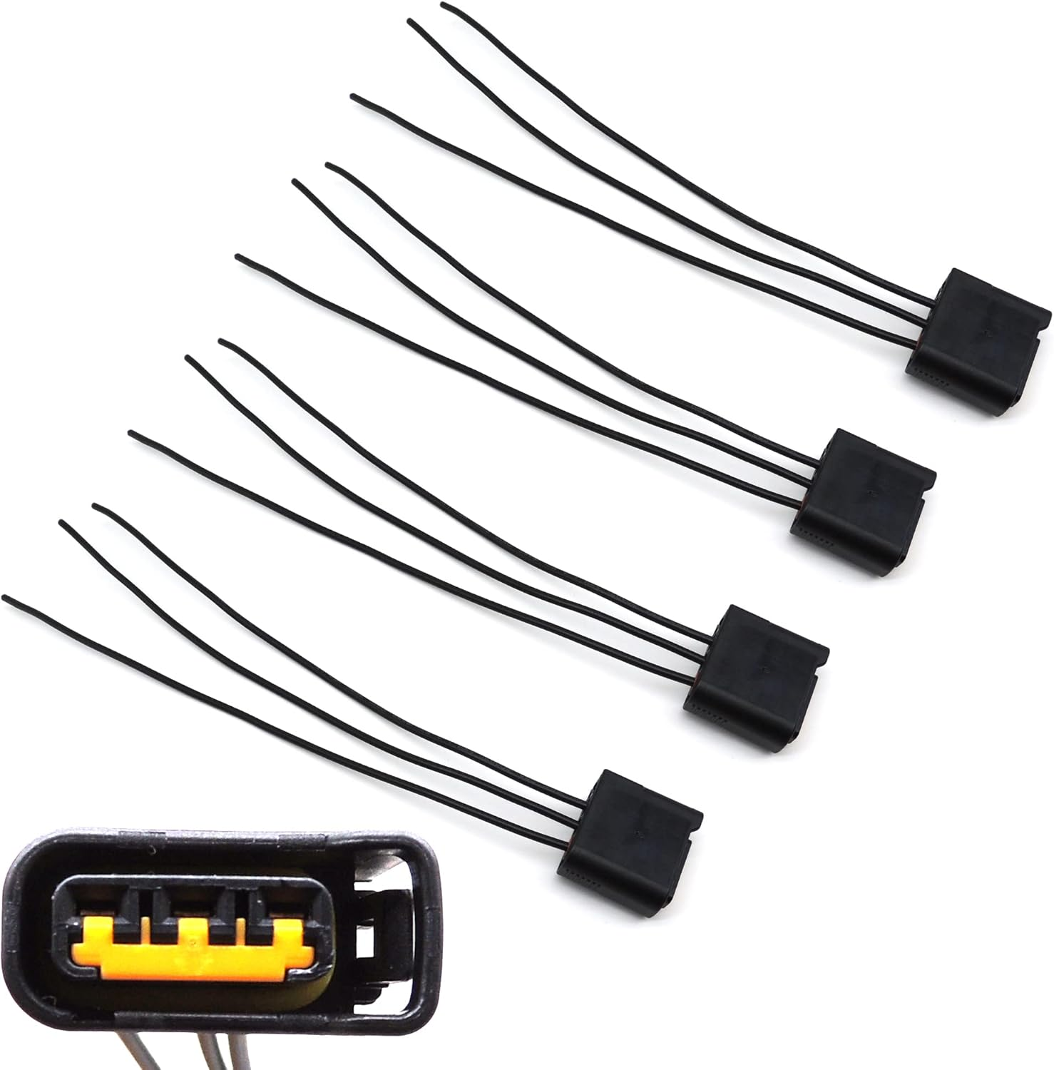 Hisport Ignition Coil Connector Repair Pigtail Replacement for Subaru Impreza WRX STI Legacy Outback 4 PCS image number 2