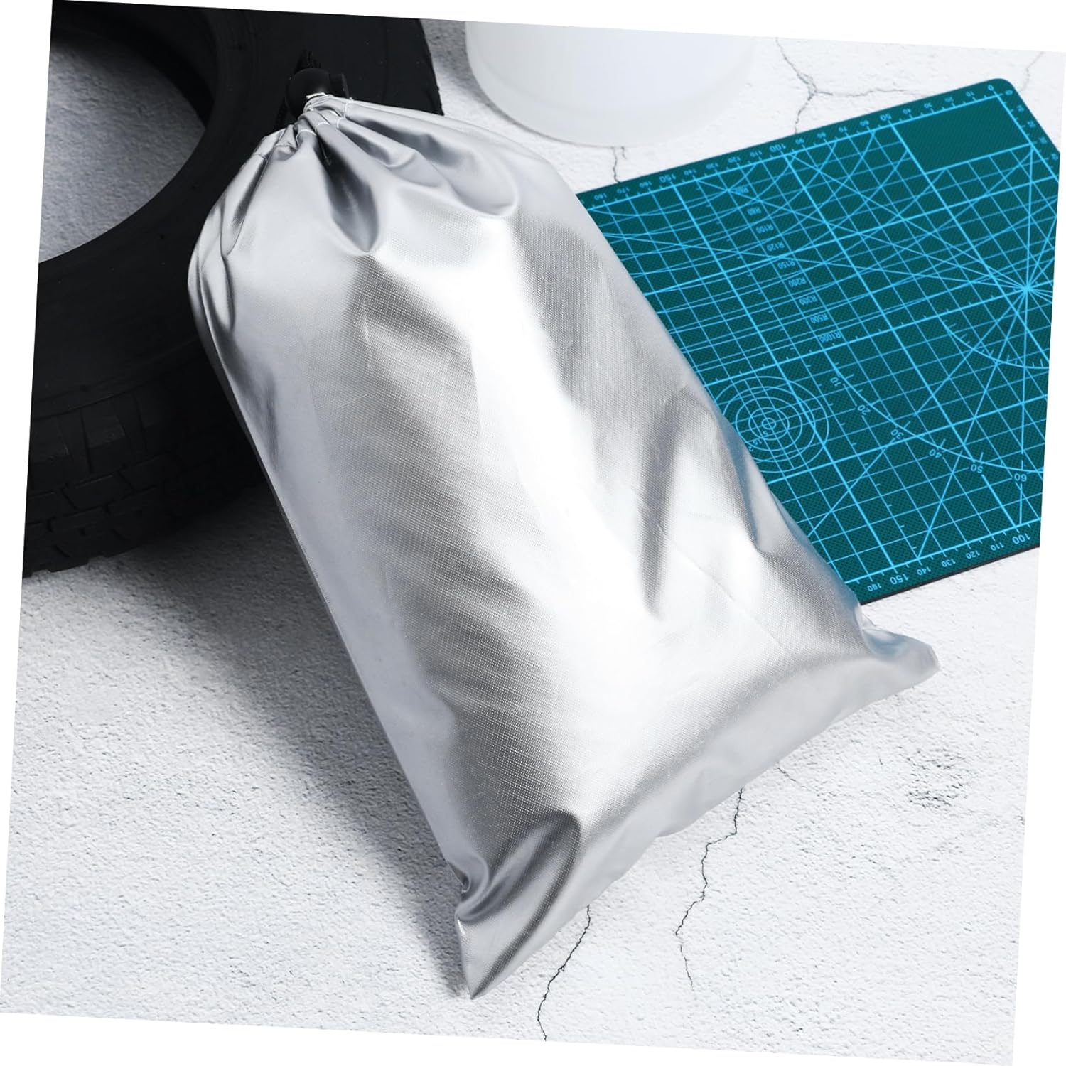 SWOOMEY 420D Oxford Fabric Tire Cover Set for Cars Trailers and Rvs Waterproof UV Resistant Wheel Protectors for Storage Fits Tire Sizes image number 6