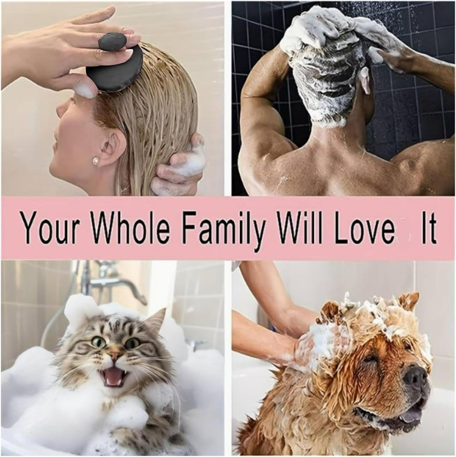 ZALHIN Silicone Scalp Massager Brush - Ergonomic Scalp Massage Brush, Soft Hair Scrubber for Shower, Hotel, Travel & Dormitory Use image number 4