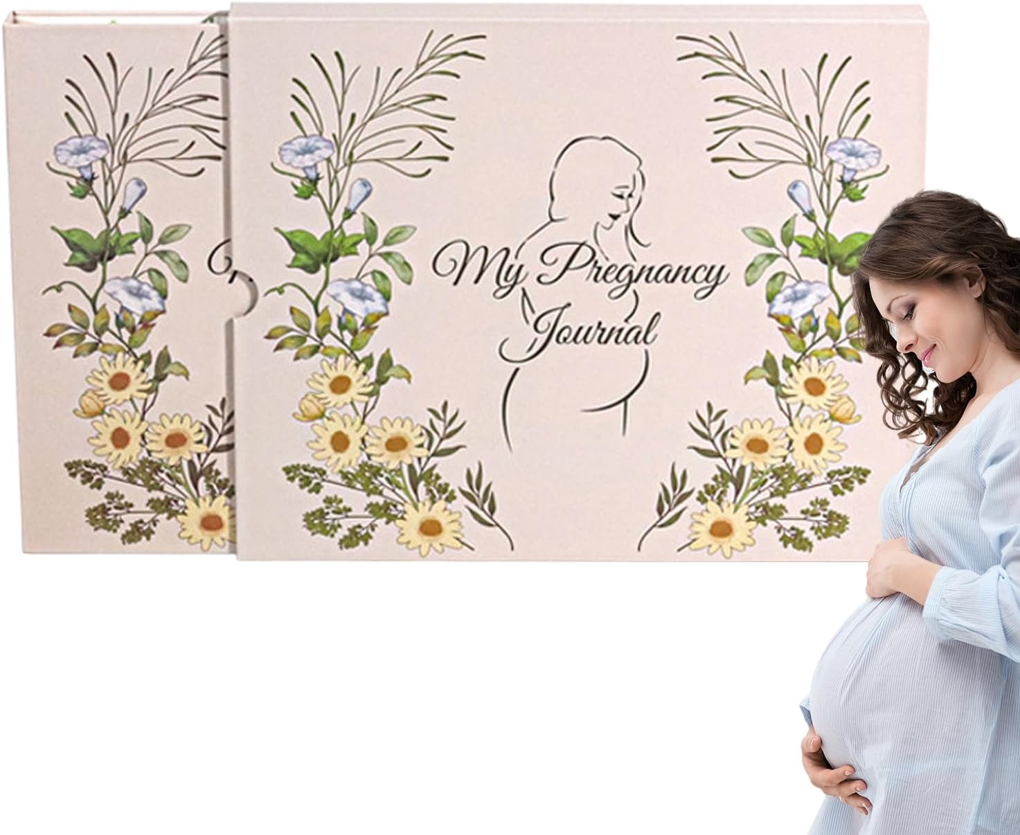 Pregnancy Scrapbook - Keepsake Baby Memory Book for Mom,Hard Cover Diary Milestones Announcements Parenting Scrapbook for Parents Childbirth Birthday image number 4