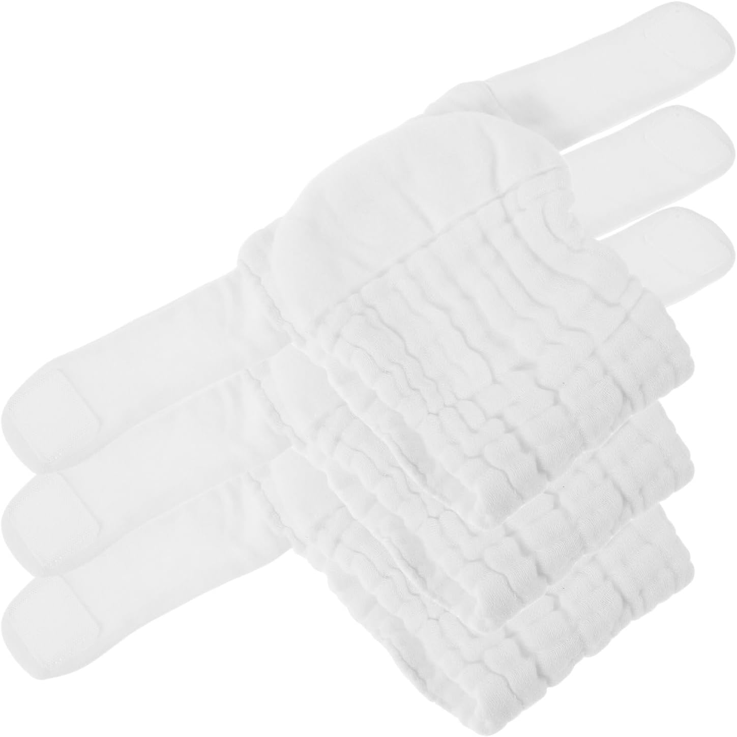 3Pcs Newborn Cotton Diapers Organic Diaper Pants Washable Cloth for Boys Girls Nappy image number 4