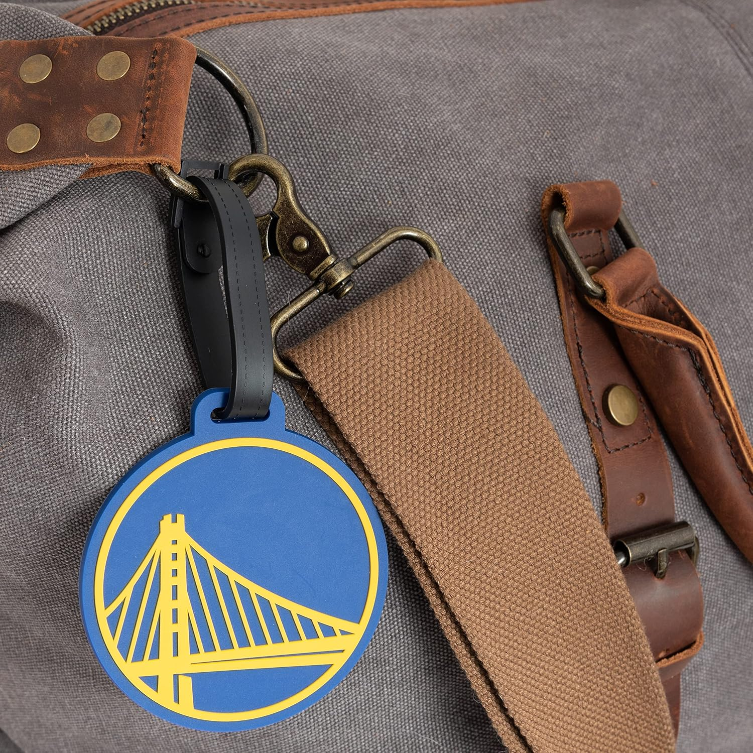 Desert Cactus Golden State Warriors Luggage Tag &ndash; NBA Licensed Bag Tag for Suitcase, Backpack, Travel, or Sports Fan Gear (PVC Luggage Tag) image number 3