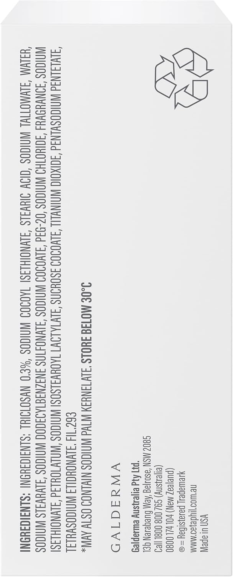 Cetaphil Antibacterial Cleansing Bar 127G, Dermatologist Tested, for Face & Body, Soap Free, Non-Comodogenic, Hypoallergenic, for Oily or Combination Skin, Suitable for Sensitive Skin image number 3