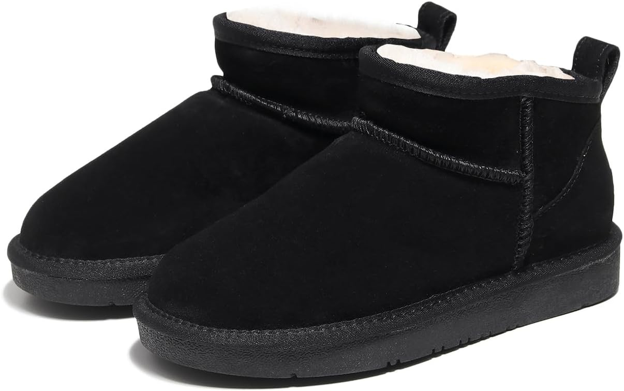 Best Gift Choice UGG 1978AUS Classic Ultra Mini Ankle Boots-Australian Wool, Water-Resistant, Anti-Slip Winter Boots for Women, Super Warm and Comfort