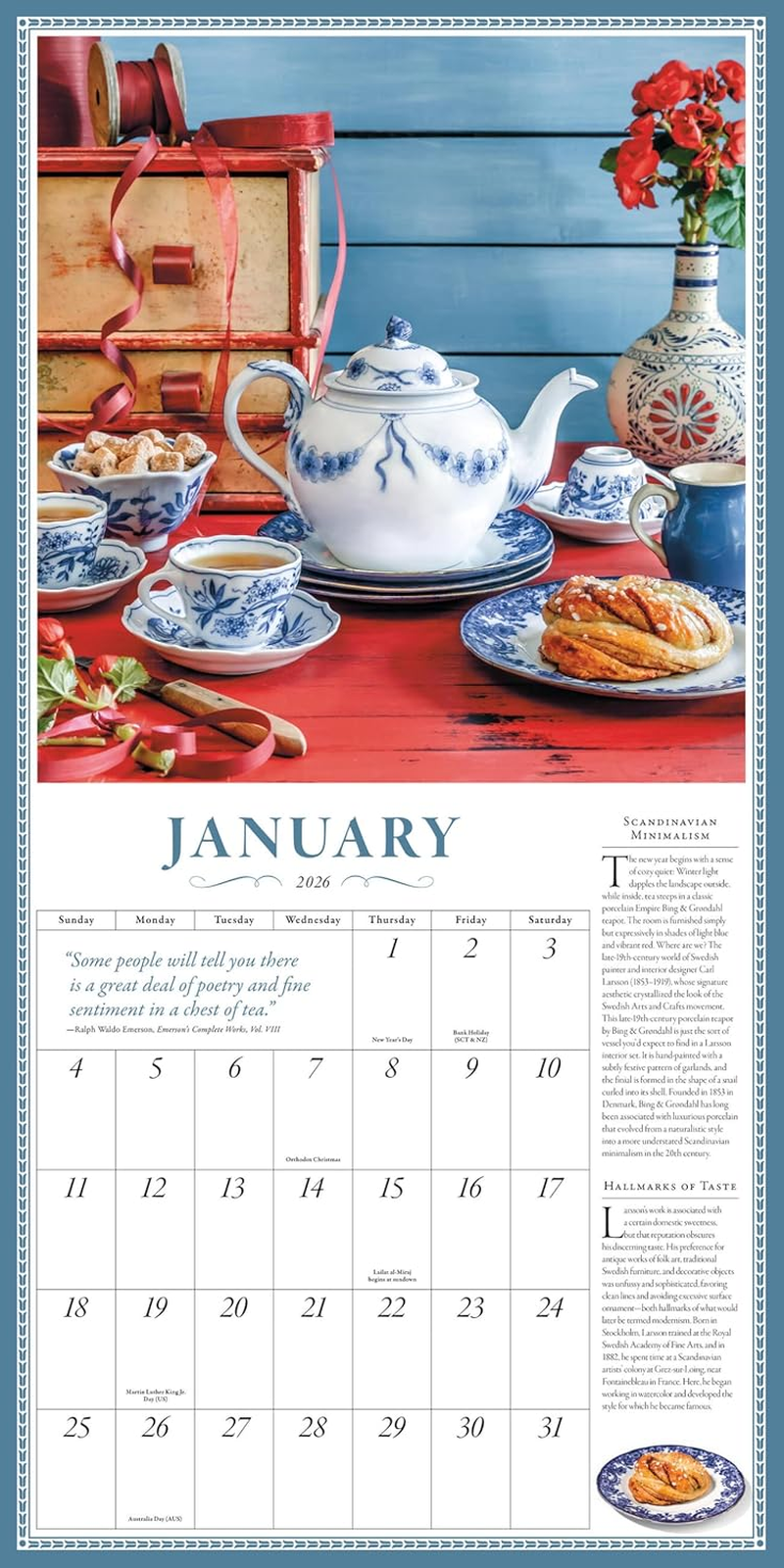 The Collectible Teapot Wall Calendar 2026: a Tea Obsessive'S Dream Come True