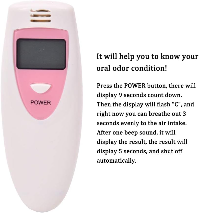 Portable Bad Breath Detector Oral Hygiene Condition Tester Mouth Internal Odor Monitor Tools BBZY image number 3