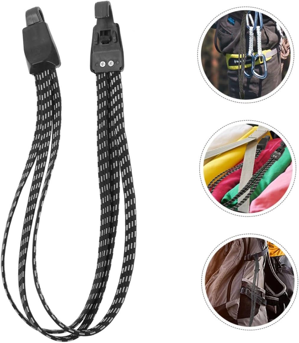 COOLHIYA 2Pcs Luggage Strap Lashing for Suitcases Stretchy Camping Luggage Packing Straps Wear-Resistant image number 3