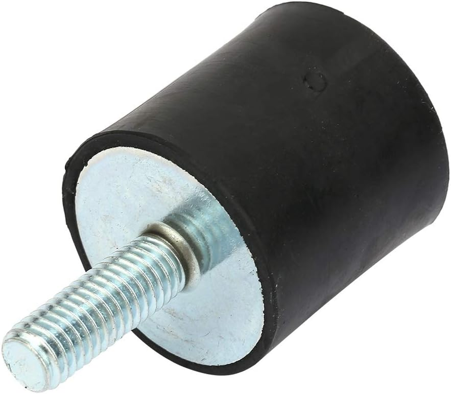 4PCS M8 Rubber Mounts, Rubber Isolator Mounts, anti Vibration Car Boat Bobbins with Silentblock for Air Compressors, Gasoline Engines, and Water Pumps, Rubber, Metal (VD30*30 M8*23) image number 5