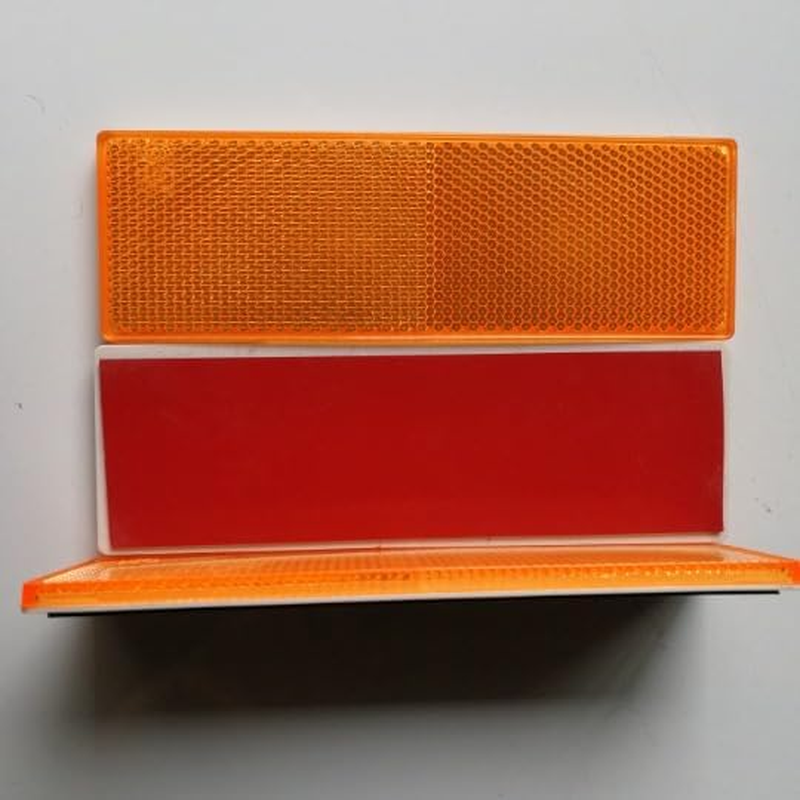 Reflectors Self-Adhesive Rear Reflector Cat'S Eye Reflector Self-Adhesive Cat'S Eye Reflector for Gate Posts Fences Truck RV Caravan image number 4