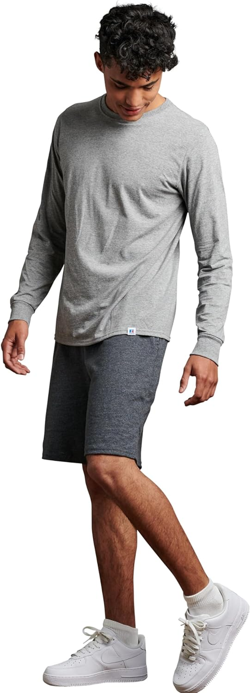 Russell Athletic Men'S Cotton Baseline Short with Pockets image number 5