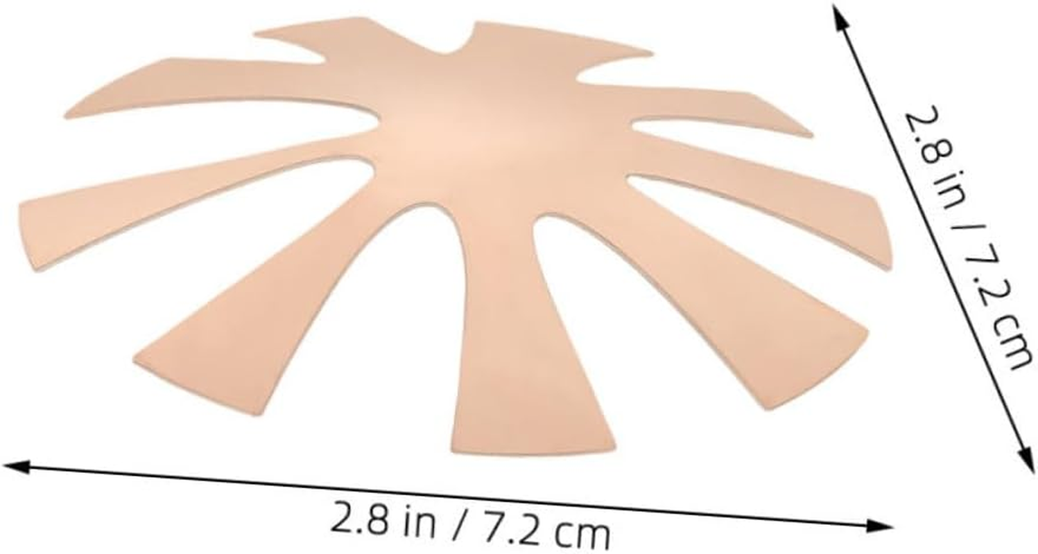 PENIKOKO 2Pcs French Manicure Guide Nail Shape Tip Tool V Shape Metal French Tip Guide for Home Nail Art Trim image number 4