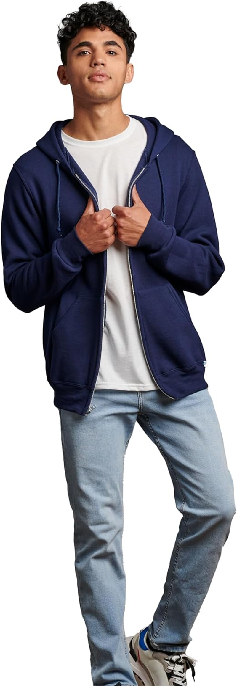Russell Athletic Men'S Dri Power Full Zip Fleece Hoodie image number 2