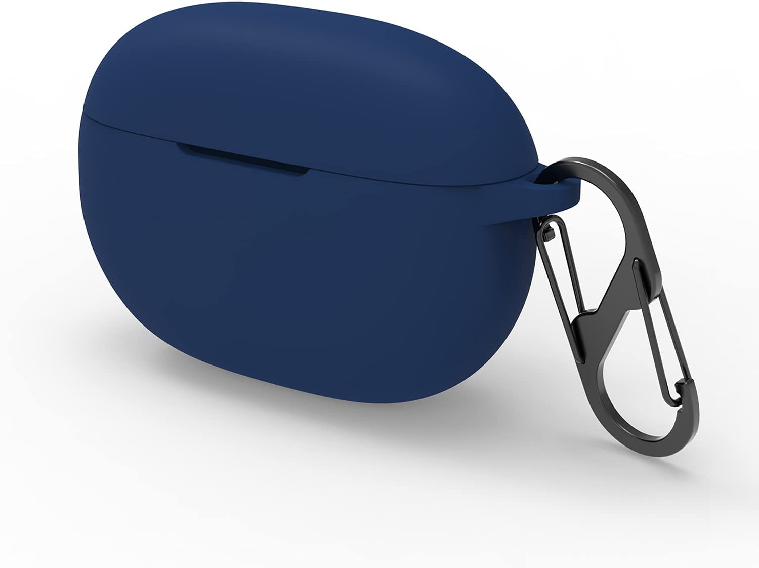 Haotop Soft Silicone Protective Cover Case Compatible with Beats Studio Buds (Navy Blue)