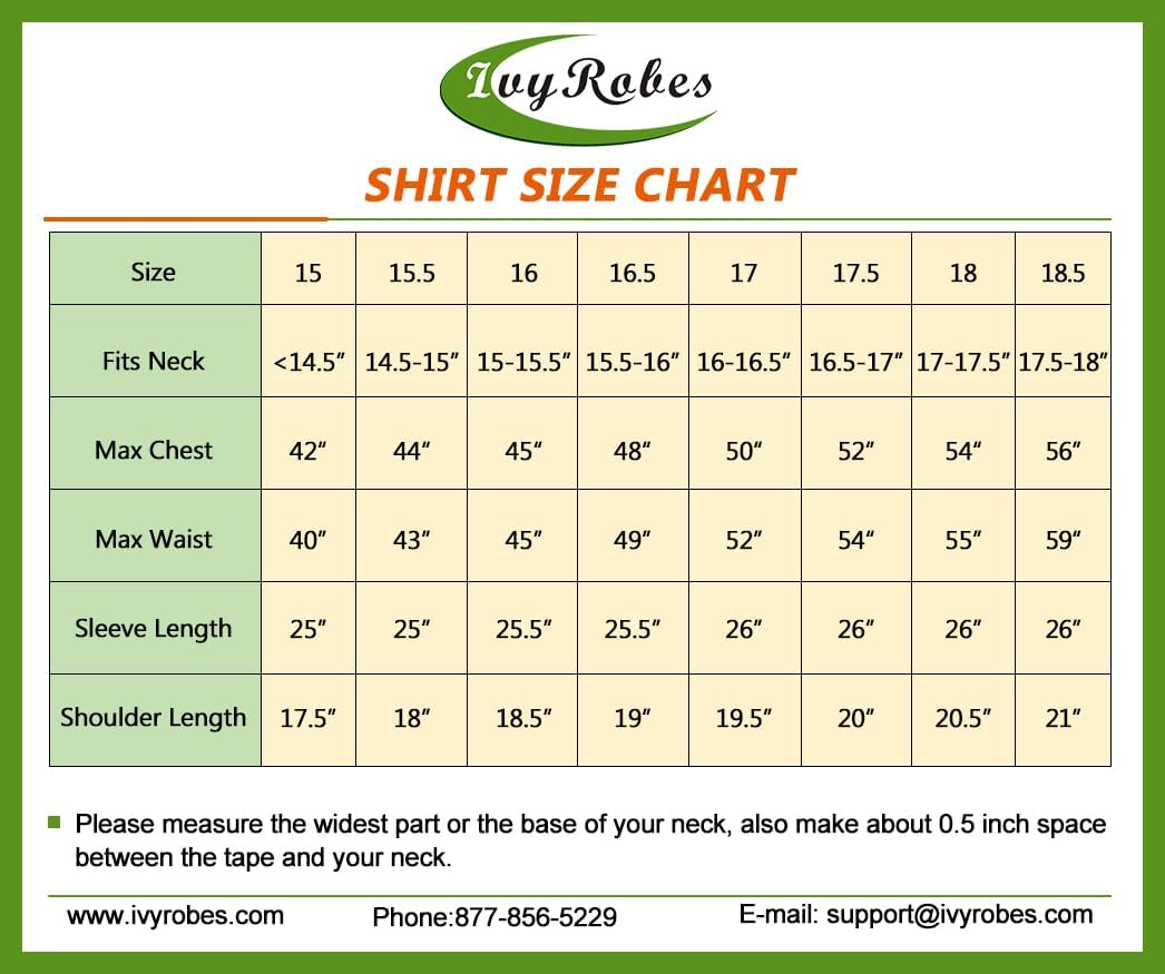 Ivyrobes Mens Tab-Collar Long Sleeves Clergy Shirt 4 Colours image number 1