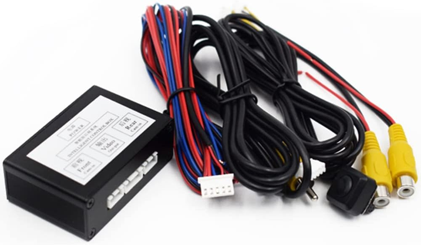 VENEKA Channel Converter Front and Rear View Reversing System Car Parking Camera Video Two-Way Control Box with Manual Switch image number 5