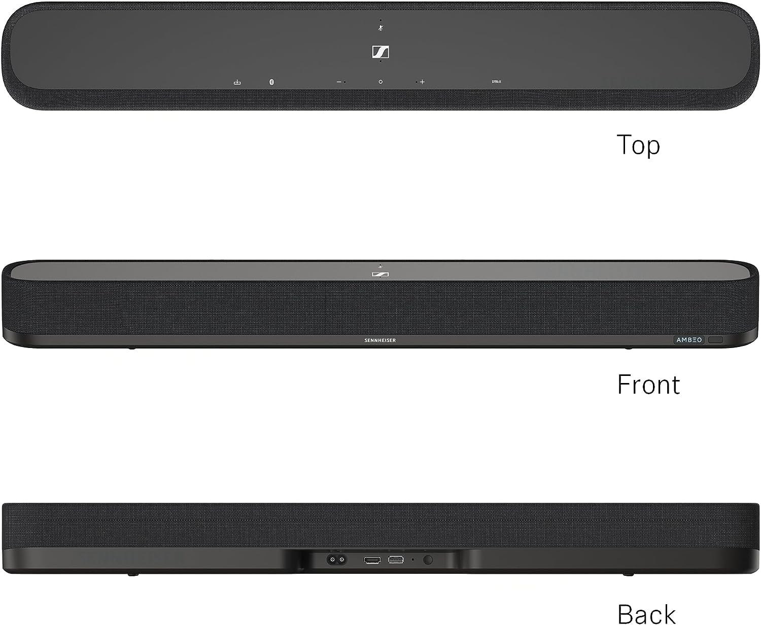 Sennheiser AMBEO Soundbar Mini - Immersive 3D Audio for TV, Movies, and Music - Compact Device with Powerful Adaptive Features, Multiple Connectivity and Intuitive Usage image number 1