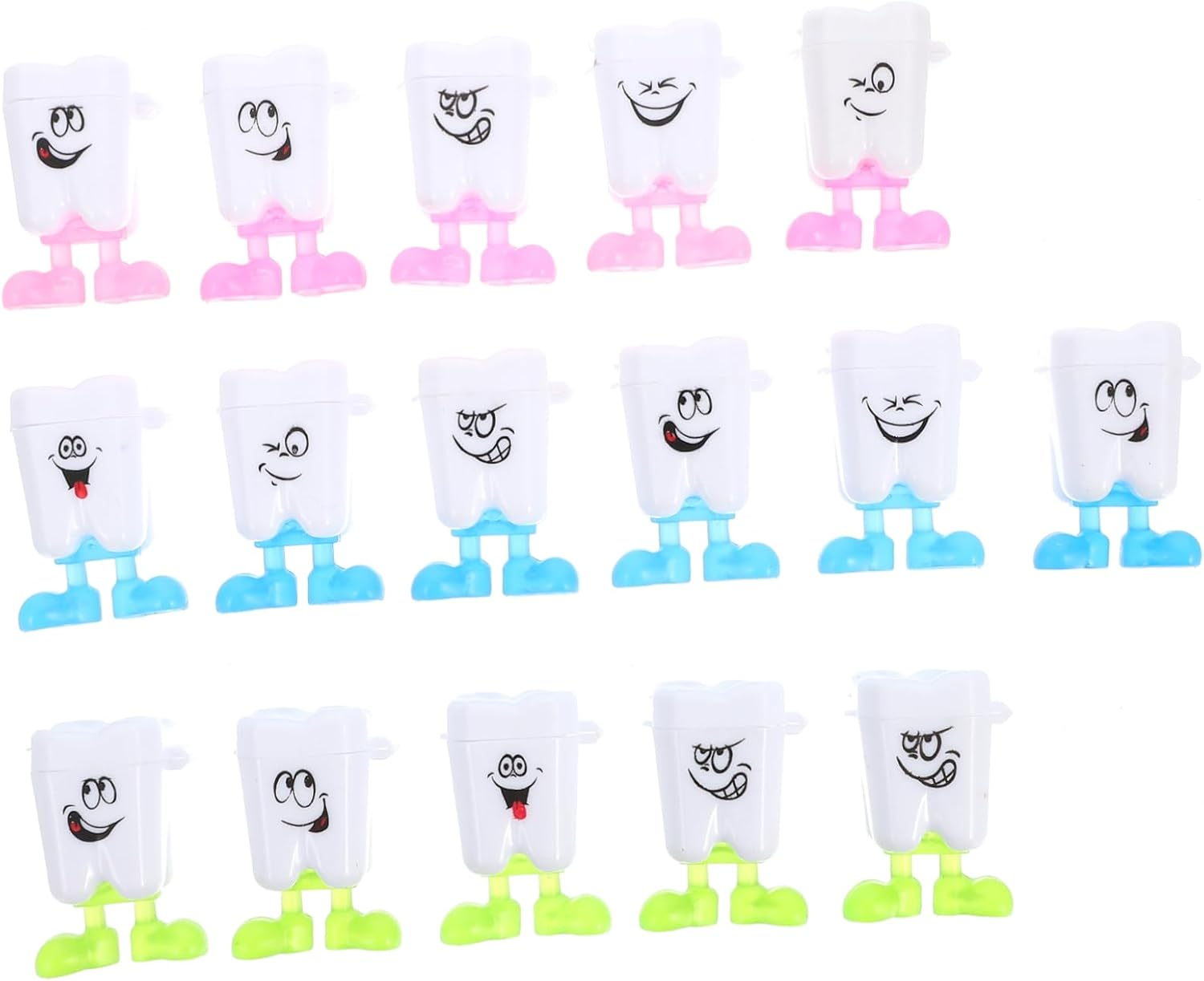 VANZACK 50Pcs Teeth Keepsake Box Cute Tooth Organizer Case for Boy Girl Newborn and Memory Storage image number 5