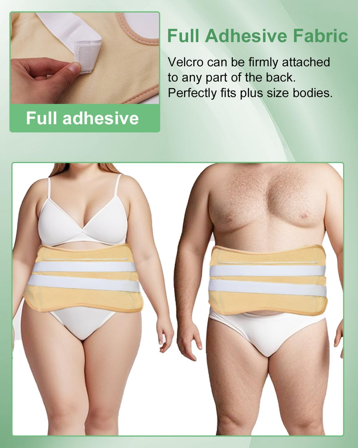 Castor Oil Pack Wrap for Stomach,11 PCS Castor Oil Wraps for Feet Knees Legs Neck Eyes, Reusable Packs Kit for Men plus Size, Flannel Cotton, Machine Washable (11PCS) image number 2