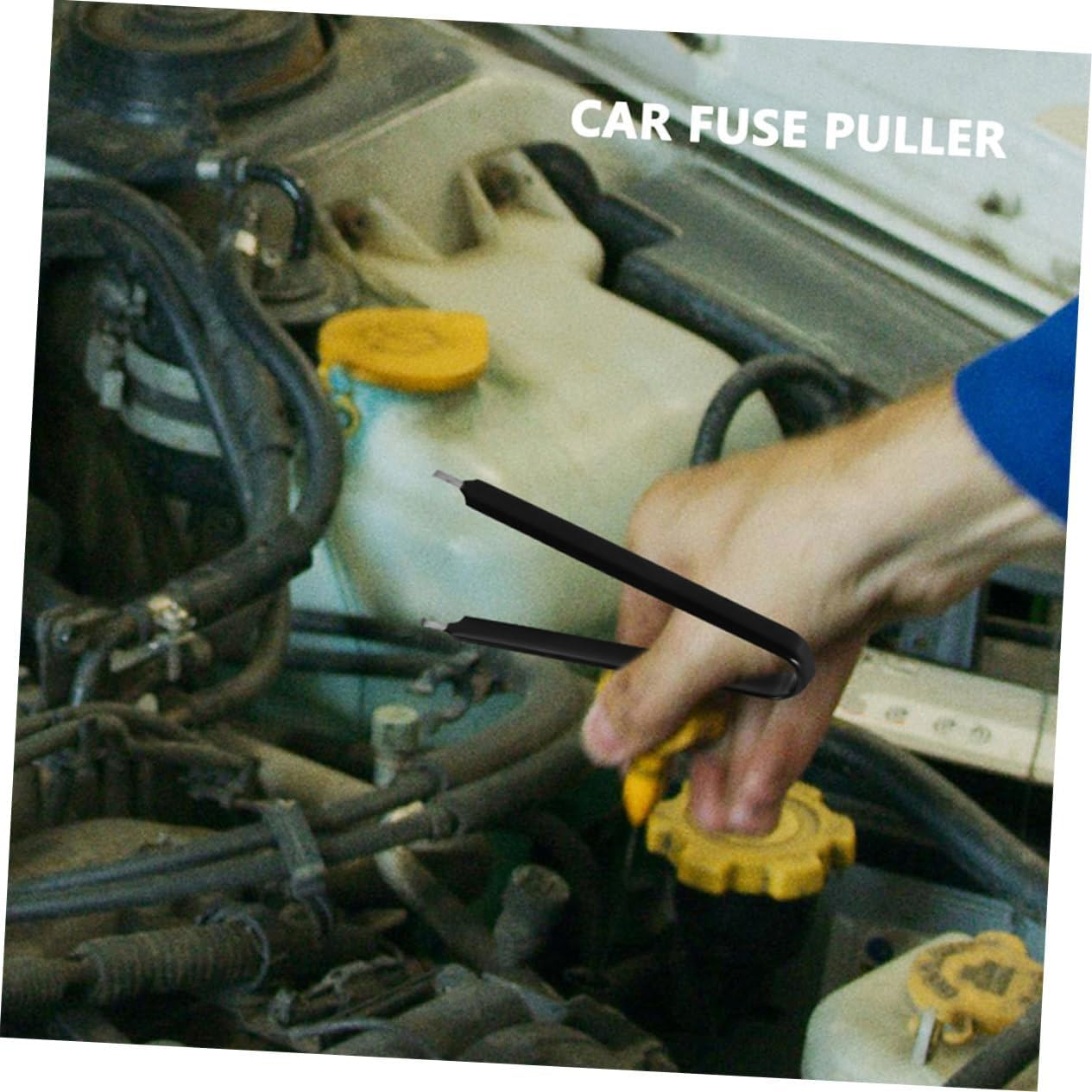 GARVALON 4Pcs Car Fuse Removal Tool Set Automotive Fuse Puller Pliers and Clips Compatible Cars and Trucks image number 5