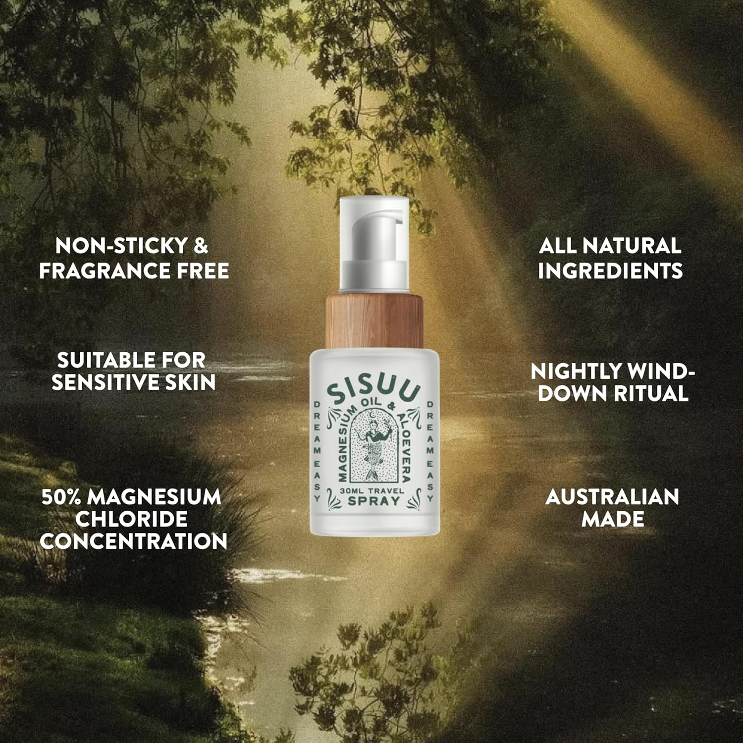 Travel Gift Pack Inc. 100% Organic Apple Cider Vinegar Fire & Spice Tonic 50Ml & Magnesium Spray 30Ml with 50% Magnesium Chloride Concentration with Aloe Vera. image number 1