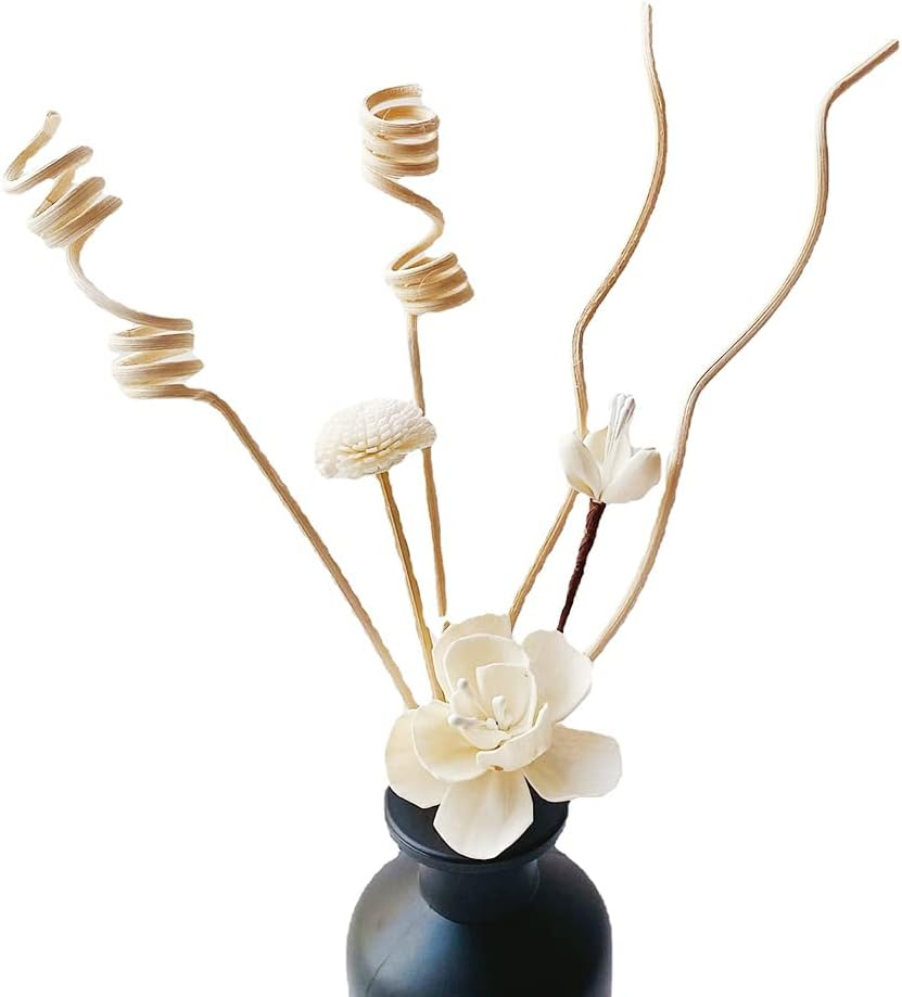 6 Pieces Rattan Reed Fragrance Diffuser and Flower Replacement Rattan Sticks for Home, Office, Decoration and DIY Fragrance Decoration image number 3