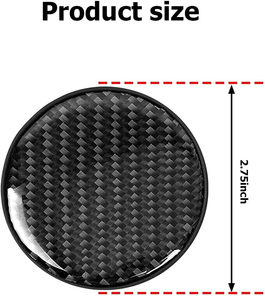 Car Cup Holder Coaster, 2 PCS Carbon Fiber Non-Slip Embedded Coasters, Universal 2.75 Inch Cup Holder Insert Coaster Pad, Sports Racing Durable Drink Mat, Car Interior Accessories image number 4